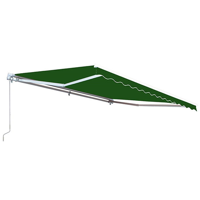 ALEKO 8'' Polyester Cover Motorized Retractable Patio Awning & Reviews